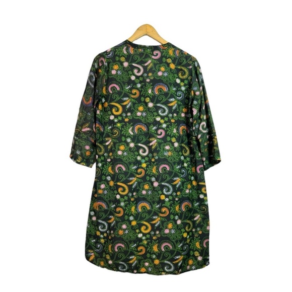Natalie Martin Silk & Cotton Tunic / Shirt-Dress. Size small. - Picture 5 of 11